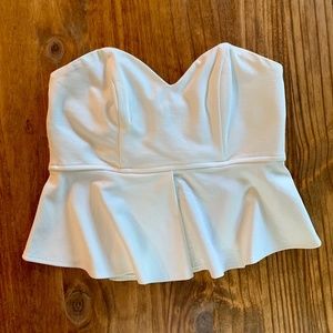 SABO SKIRT white bustier top
